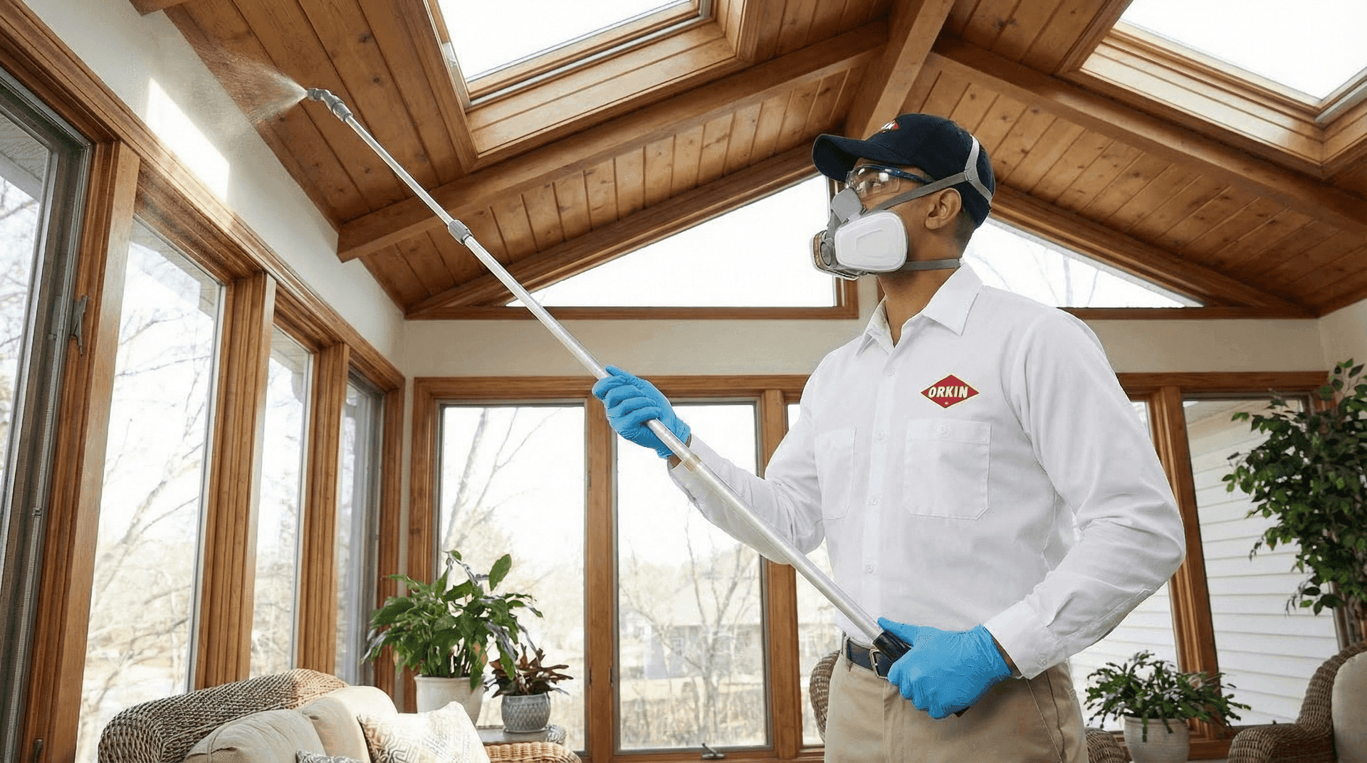Controle de aranhas profissional Orkin Brasil